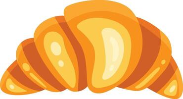 Bakery croissant cake simple icon vector