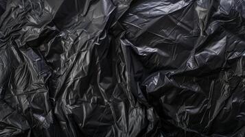AI generated Plastic bag texture photo