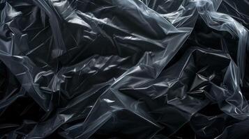 AI generated Plastic bag texture photo