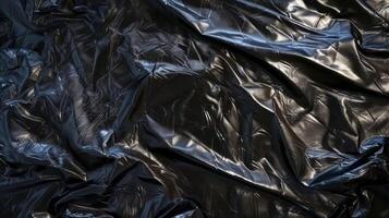 AI generated Plastic bag texture photo