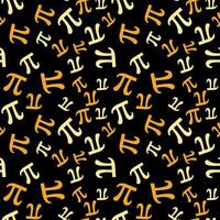 Happy Pi Day Math modern background. Vector Mathematics concept seamless pattern