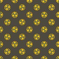 Radiation from Sun vector Space Nuclear Weapon colored seamless pattern