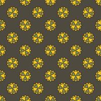 Radiation from Sun vector Space Nuclear Weapon colored seamless pattern