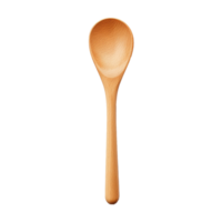 AI generated Wooden spoon png isolated on transparent background