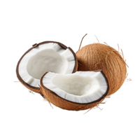 AI generated Coconut png isolated on transparent background