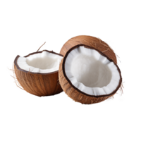 AI generated Coconut png isolated on transparent background