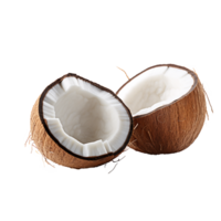 AI generated Coconut png isolated on transparent background