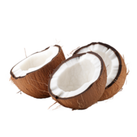 AI generated Coconut png isolated on transparent background