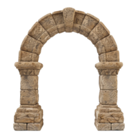 AI generated Archway isolated on transparent background png