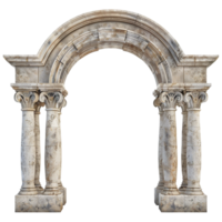 AI generated Archway isolated on transparent background png