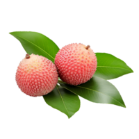 ai genererad röd litchi frukt png isolerat på transparent bakgrund