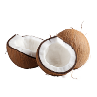 AI generated Coconut png isolated on transparent background