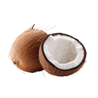 AI generated Coconut png isolated on transparent background