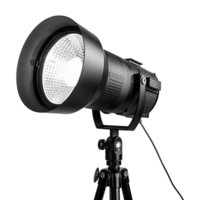 AI generated Studio flash light isolated on transparent background png
