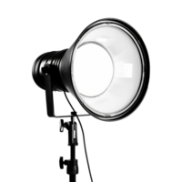 AI generated Studio flash light isolated on transparent background png