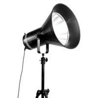 AI generated Studio flash light isolated on transparent background png