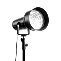 AI generated Studio flash light isolated on transparent background png