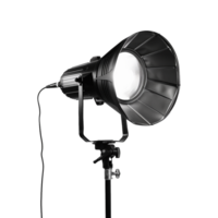 AI generated Studio flash light isolated on transparent background png