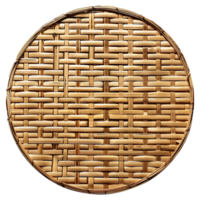 AI generated Magnificent bamboo table mats isolated on transparent background png