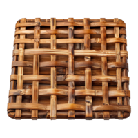 AI generated Magnificent bamboo table mats isolated on transparent background png