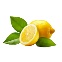 ai généré Frais citron png isolé sur transparent Contexte