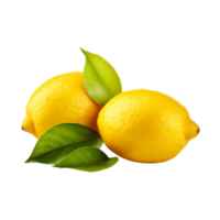 ai généré Frais citron png isolé sur transparent Contexte