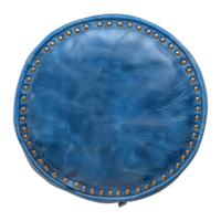 AI generated 3d leather speech bubble isolated on transparent background png