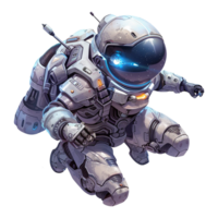 AI generated Space scavenger isolated on transparent background png