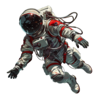 AI generated Space scavenger isolated on transparent background png