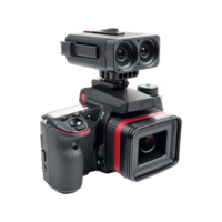 AI generated Action camera isolated on transparent background png