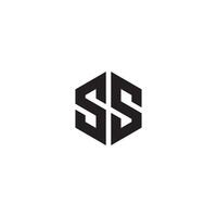 Letter SS logo or icon design vector