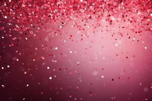 AI generated Ribbons and confetti rains down, adding excitement to the celebratory occasion with copy space photo