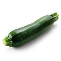 AI generated Zucchini isolated on white background with shadow. courgette vegetable isolated. Baby marrow top view. Zucchini flat lay. Organic vegetable photo