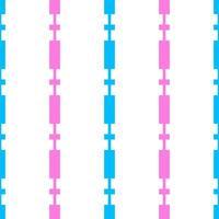 simple stripe ethnic textile seamless pattern vertical line blue and pink color on white background vector illustration. line stripe varicoloured, alternate the color pattern texture for textile.