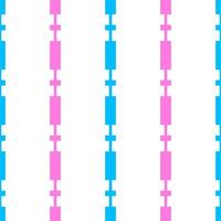 simple stripe ethnic textile seamless pattern vertical line blue and pink color on white background vector illustration. line stripe varicoloured, alternate the color pattern texture for textile.