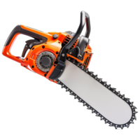 AI generated Chainsaw isolated on a transparent background png