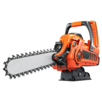 AI generated Chainsaw isolated on a transparent background png