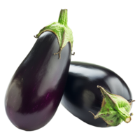 ai généré Frais aubergine isolé sur transparent Contexte png