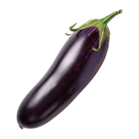 AI generated Fresh eggplant isolated on transparent background png