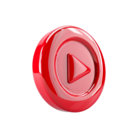 AI generated Glossy button isolated on transparent background png