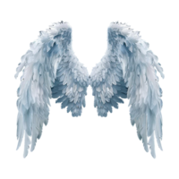 AI generated Angle wings isolated on transparent background png