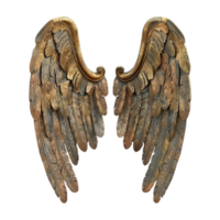 AI generated Angle wings isolated on transparent background png