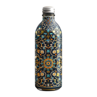 ai generado hermosa islámico temática agua botella aislado en transparente antecedentes png