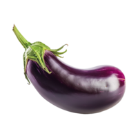 AI generated Fresh eggplant isolated on transparent background png