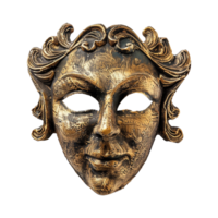 AI generated Elegant carnival mask isolated on transparent background png