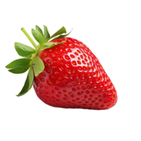 AI generated Fresh strawberry png isolated on transparent background