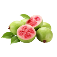 AI generated Fresh Guava png isolated on transparent background