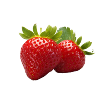 AI generated Fresh strawberry png isolated on transparent background