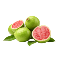 AI generated Fresh Guava png isolated on transparent background