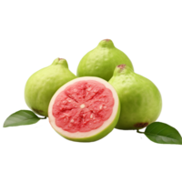 ai gegenereerd vers guava PNG geïsoleerd Aan transparant achtergrond